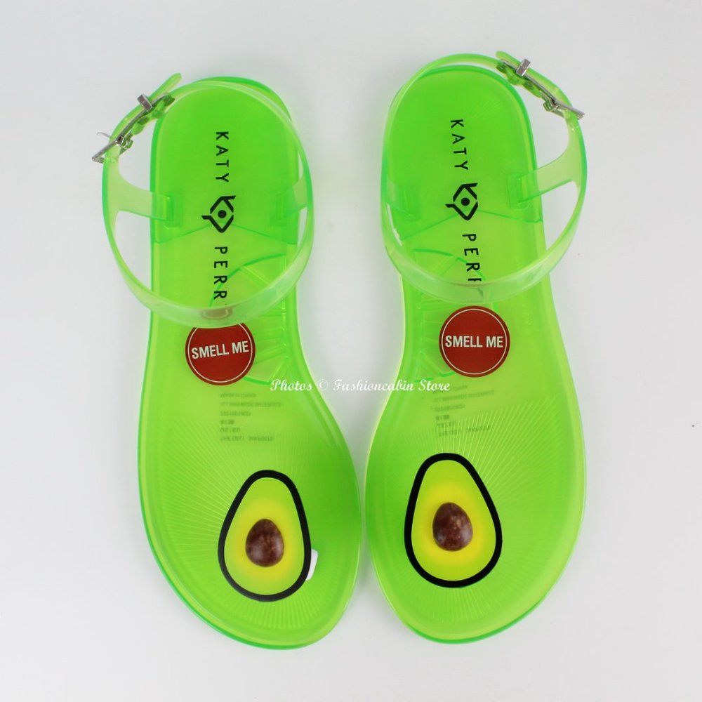 NEW KATY PERRY Geli Jelly Sandals, US 8, Fun & Trendy Summer Shoes